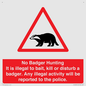 PV16935: No Badger Hunting It is illegal