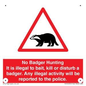 PV16935: No Badger Hunting It is illegal