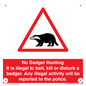 PV16935: No Badger Hunting It is illegal