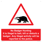 PV16935: No Badger Hunting It is illegal