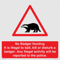 PV16935: No Badger Hunting It is illegal