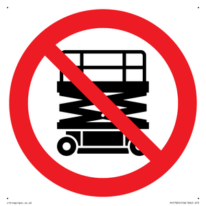 PV17052: No Scissor Lifts Symbol