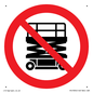 PV17052: No Scissor Lifts Symbol