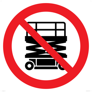 PV17052: No Scissor Lifts Symbol