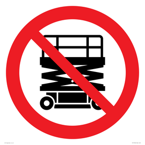 PV17052: No Scissor Lifts Symbol