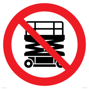 PV17052: No Scissor Lifts Symbol