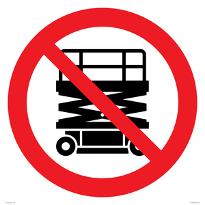 PV17052: No Scissor Lifts Symbol