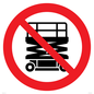 PV17052: No Scissor Lifts Symbol