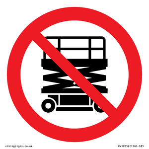 PV17052: No Scissor Lifts Symbol