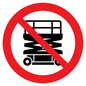 PV17052: No Scissor Lifts Symbol