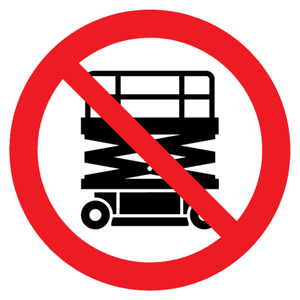 PV17052: No Scissor Lifts Symbol
