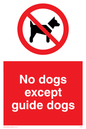 PV47: no dogs except guide dogs
