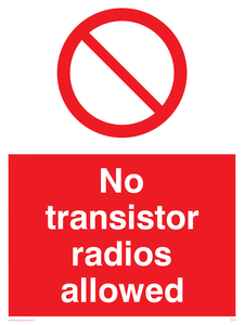 PV51: no transistor radios allowed