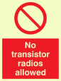 PV51: no transistor radios allowed