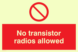 PV51: no transistor radios allowed