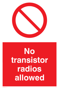 PV51: no transistor radios allowed
