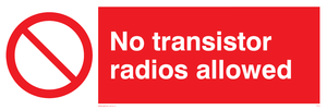 PV51: no transistor radios allowed