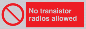 PV51: no transistor radios allowed