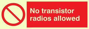 PV51: no transistor radios allowed