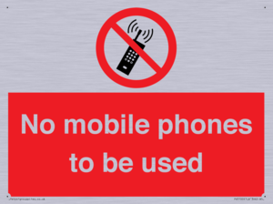 PV5100: no mobile phones to be used