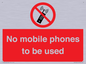 PV5100: no mobile phones to be used