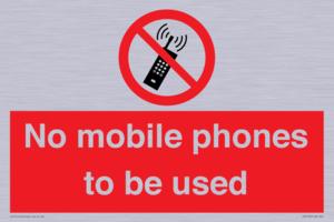 PV5100: no mobile phones to be used