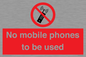 PV5100: no mobile phones to be used