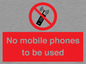 PV5100: no mobile phones to be used