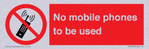 PV5100: no mobile phones to be used