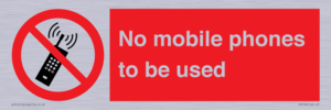 PV5100: no mobile phones to be used