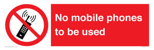 PV5100: no mobile phones to be used