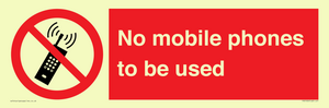 PV5100: no mobile phones to be used