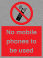 PV5100: no mobile phones to be used