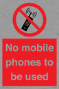 PV5100: no mobile phones to be used
