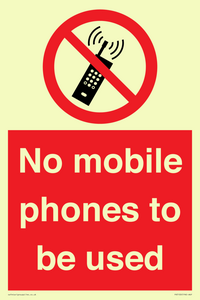 PV5100: no mobile phones to be used
