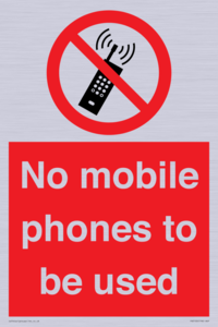 PV5100: no mobile phones to be used