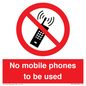 PV5100: no mobile phones to be used