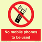 PV5100: no mobile phones to be used