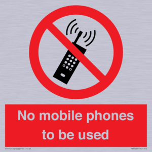 PV5100: no mobile phones to be used