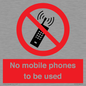 PV5100: no mobile phones to be used