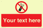 PV5105: Custom No Mobiles Sign