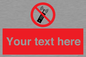 PV5105: Custom No Mobiles Sign