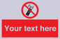 PV5105: Custom No Mobiles Sign