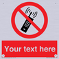 PV5105: Custom No Mobiles Sign