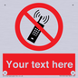 PV5105: Custom No Mobiles Sign