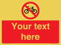 PV5117: Custom No Cycling Sign