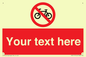 PV5117: Custom No Cycling Sign