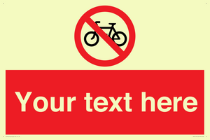 PV5117: Custom No Cycling Sign
