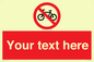PV5117: Custom No Cycling Sign