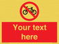 PV5117: Custom No Cycling Sign